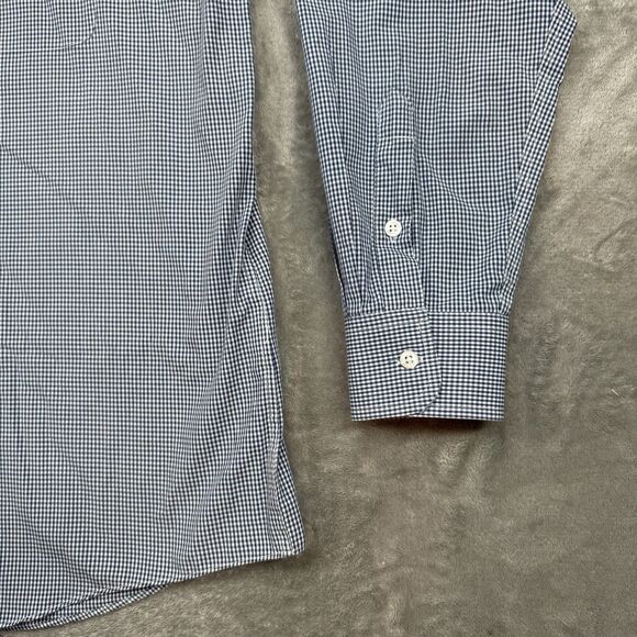 Club Room Button Down Shirt Men’s 16.5 34-35 Blue Regular Fit Performance Office - Picture 4 of 8